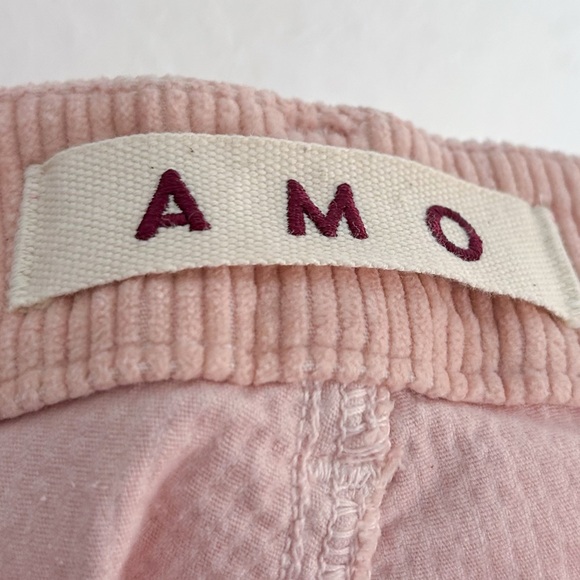 AMO Easy Army Trouser Corduroy Pink Clay Sz 29 Ankle Length - Picture 5 of 7